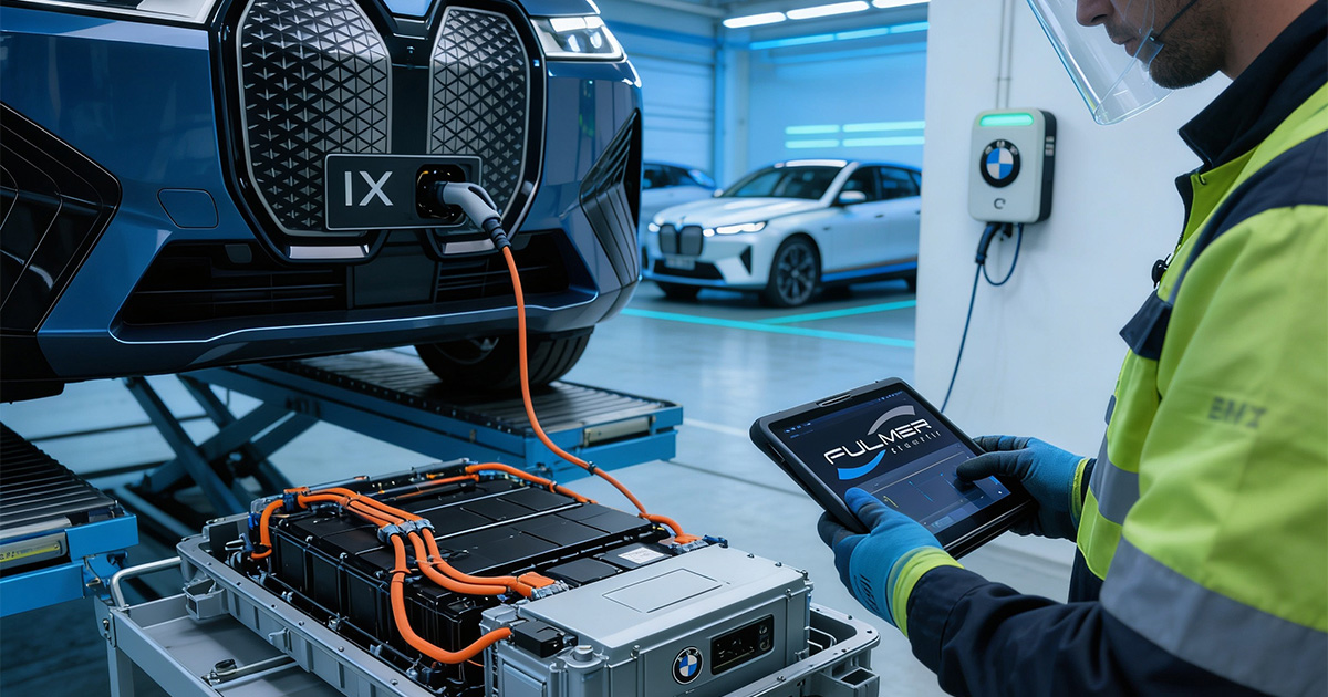 Bahçeşehir BMW elektrikli araç özel servis – Fulmer Servis i3, i4, iX batarya, yüksek voltaj ve şarj sistemi bakım onarım